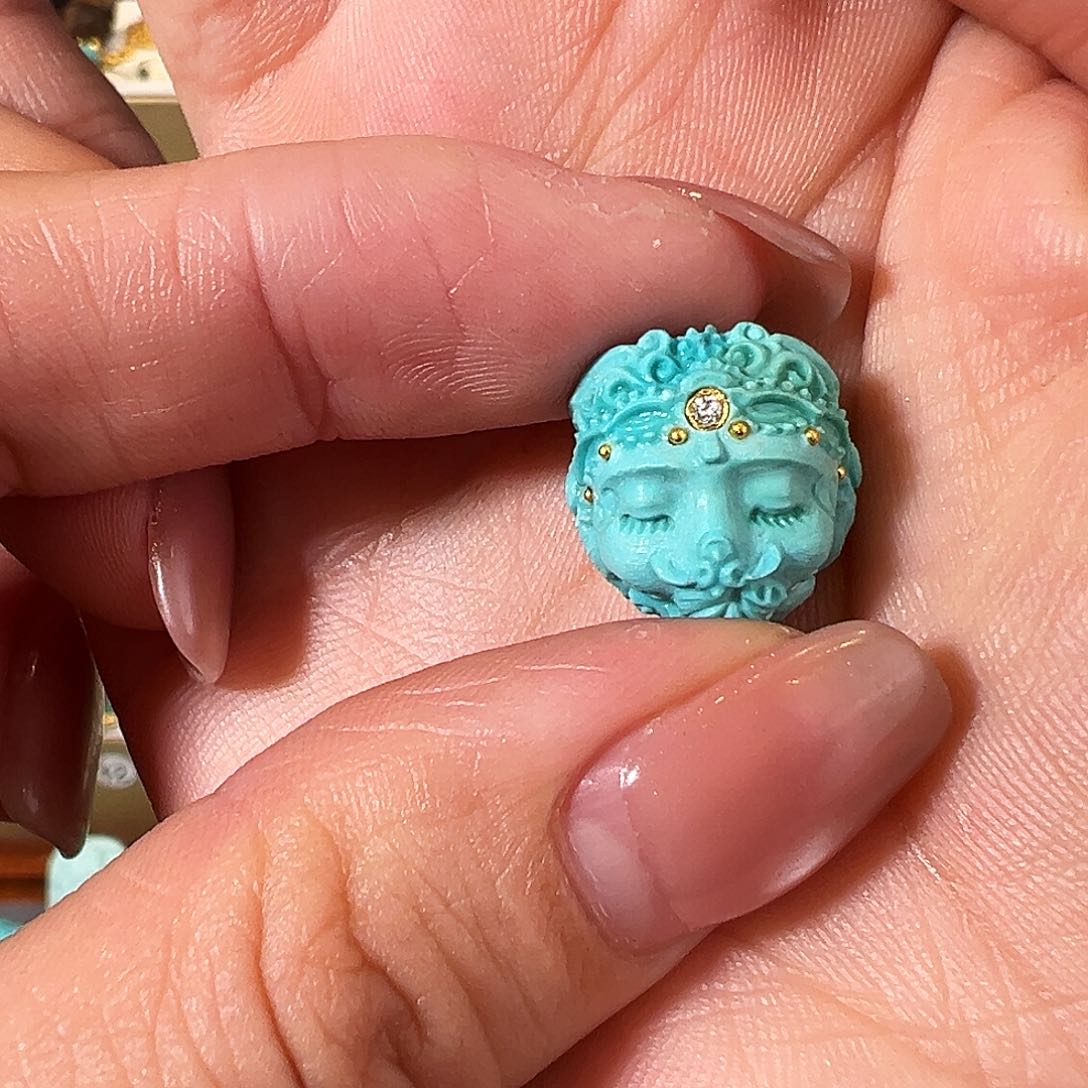 绿松石配件未镶嵌配件