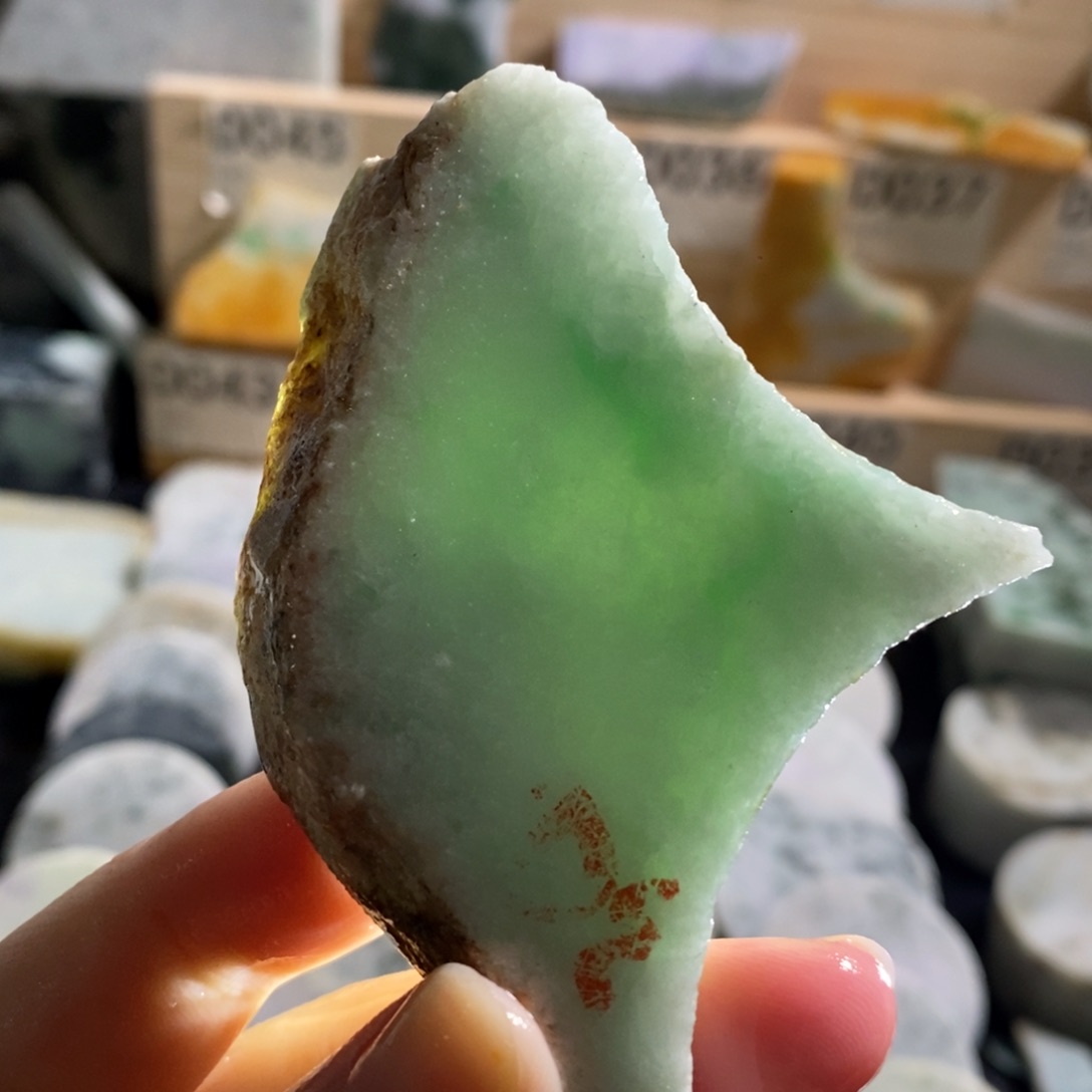 颈饰未镶嵌翡翠天然翡翠