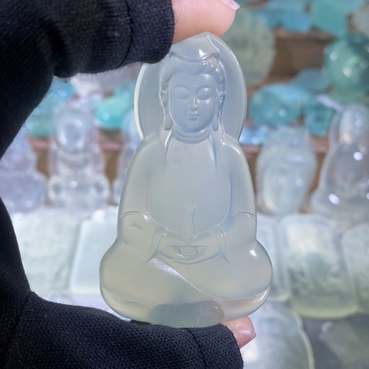 岫玉吊坠未镶嵌吊坠