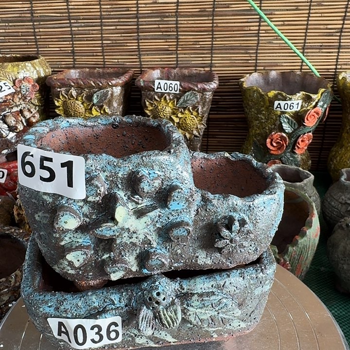 黎***默粗陶手工制作多肉花盆