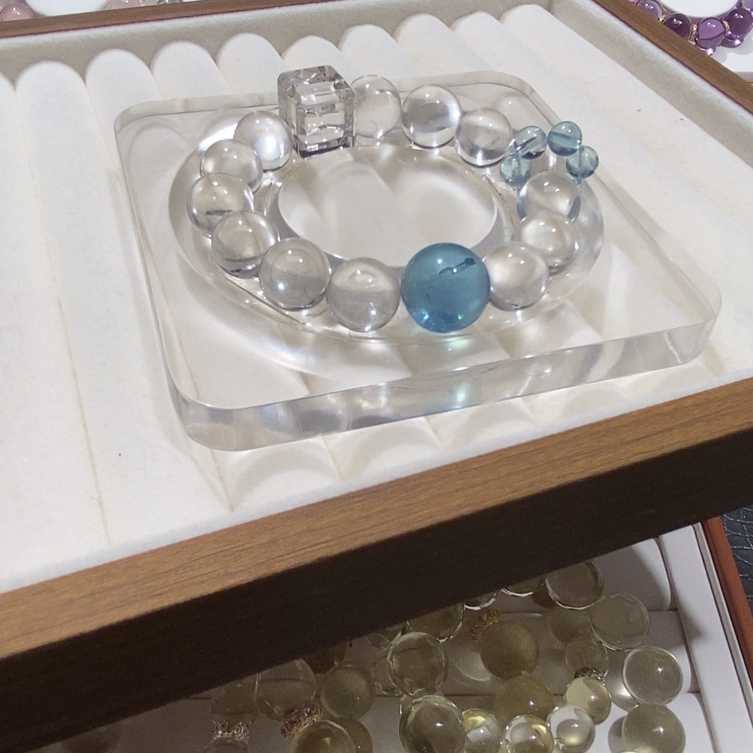 未镶嵌手链水晶定制12+