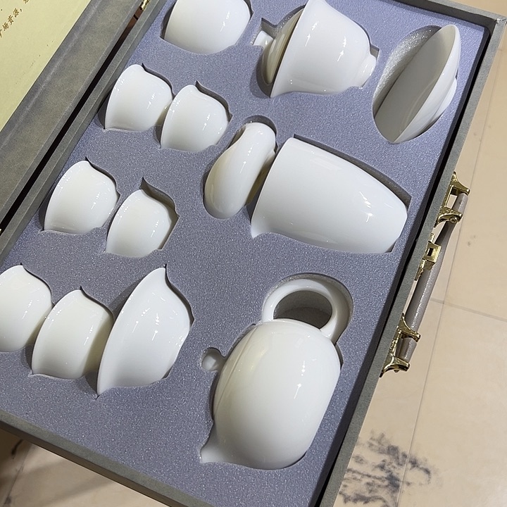 德化白瓷礼盒套装