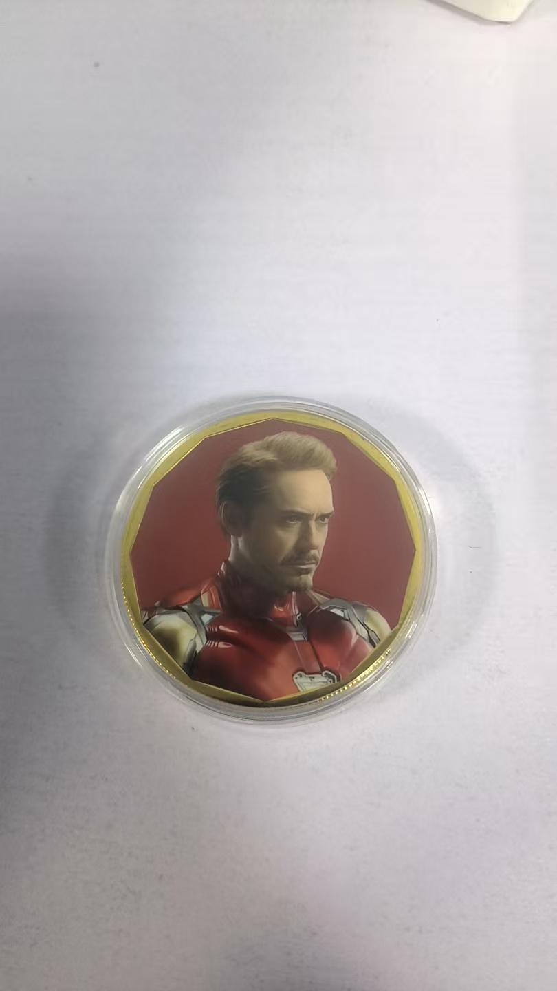 摆件 钢铁侠纪念币