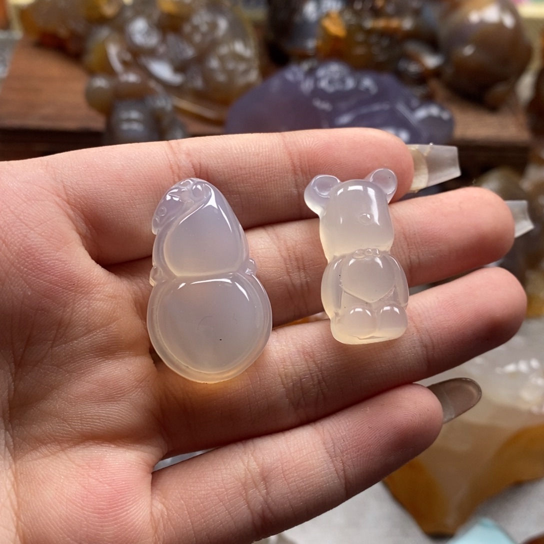 玛瑙/玉髓未镶嵌颈饰