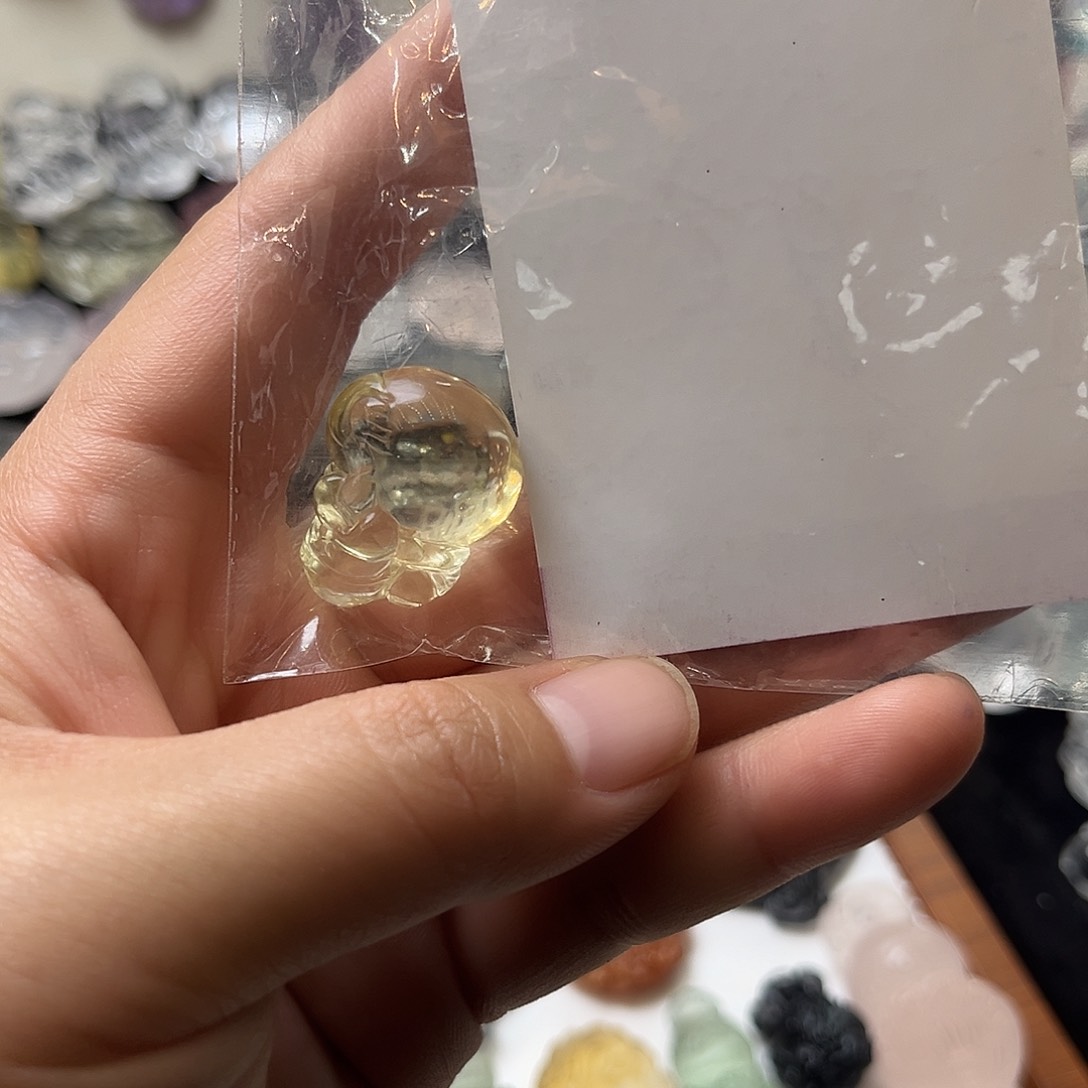 颈饰银S925镶嵌水晶牛****-黄水财神26