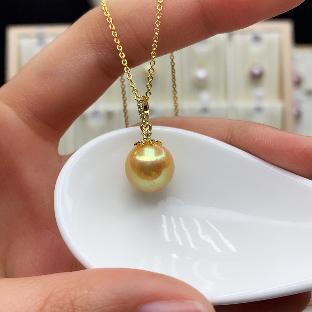 淡水珍珠合金颈饰