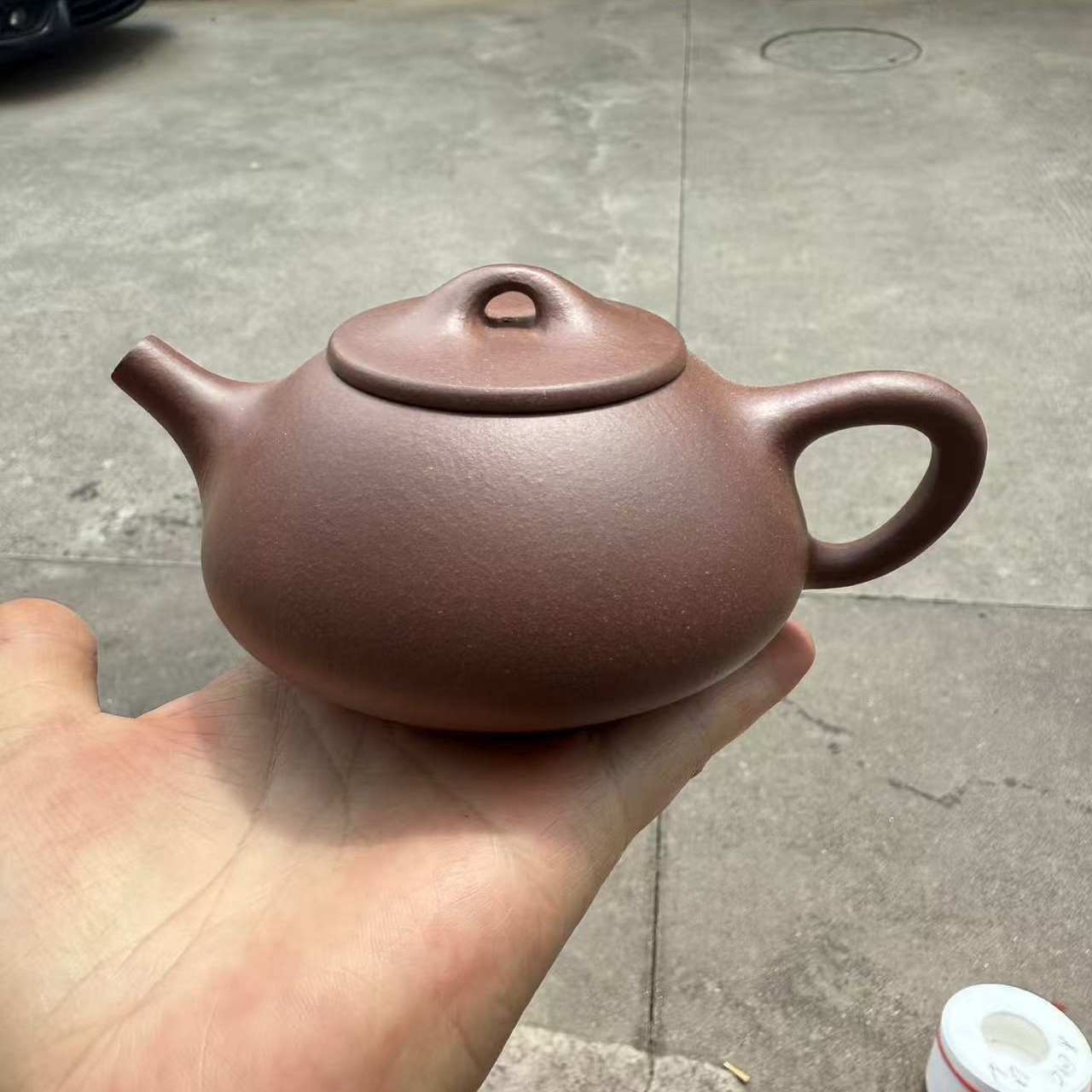 250cc 原矿老紫泥 景州石瓢