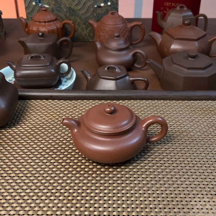 紫砂茶壶仿古红皮龙手工壶