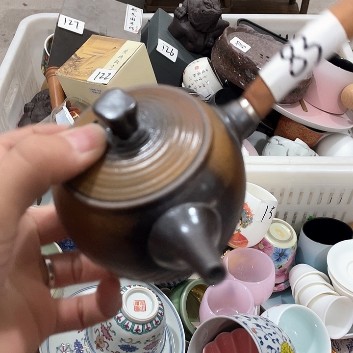 陶瓷茶具全部默认微瑕处理不影响使用完美主义者慎拍！