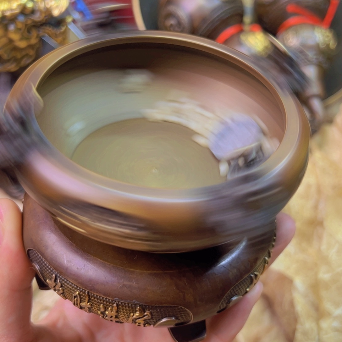 原矿风磨铜时来运转聚宝盆