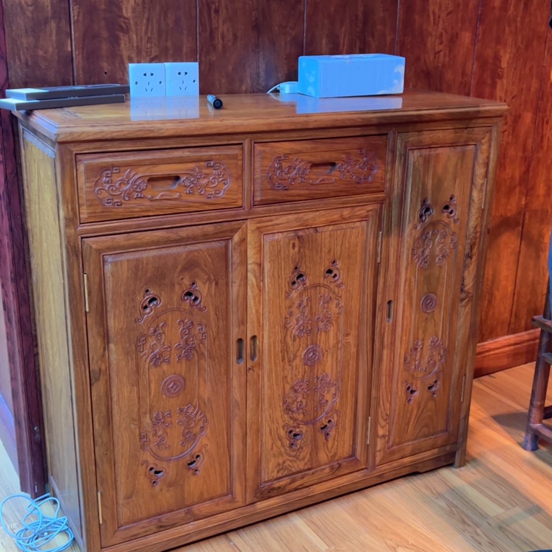 花梨木类书柜阿*鞋柜