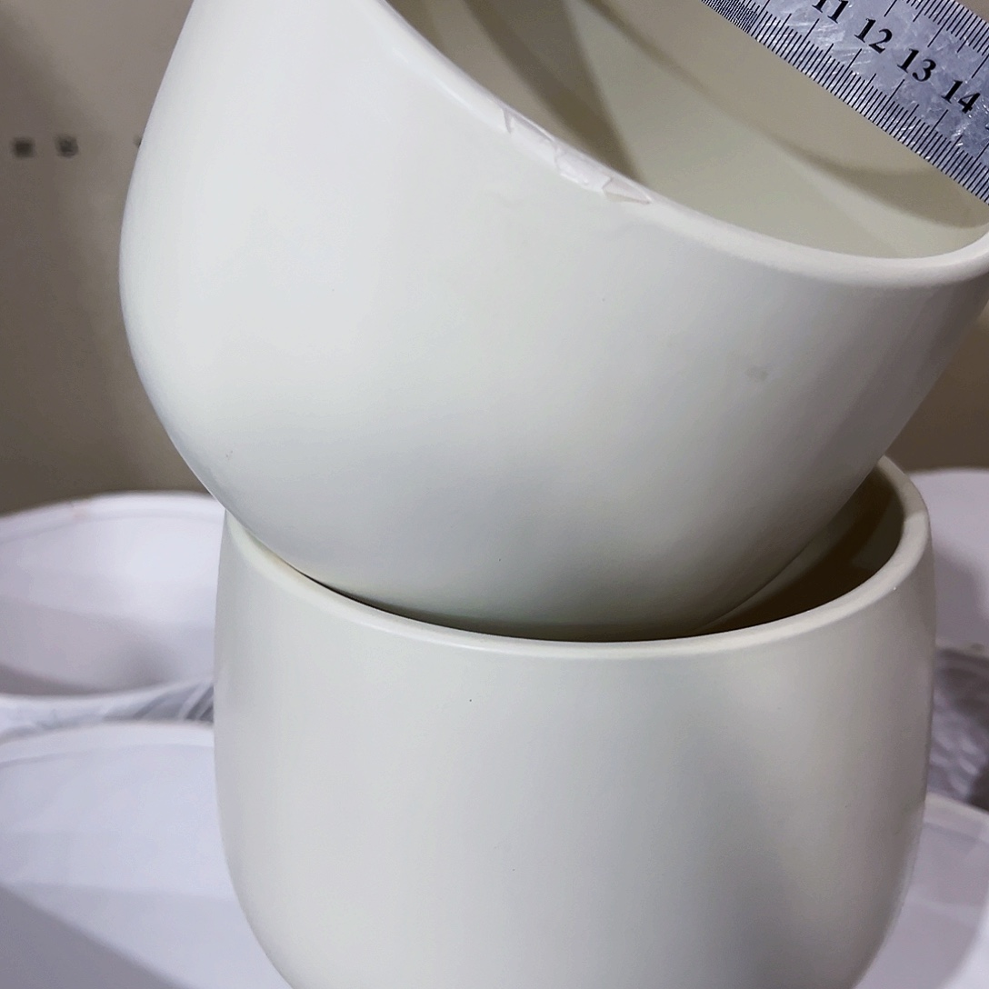 有孔外贸尾单陶瓷花盆凑单10米包邮瑕疵