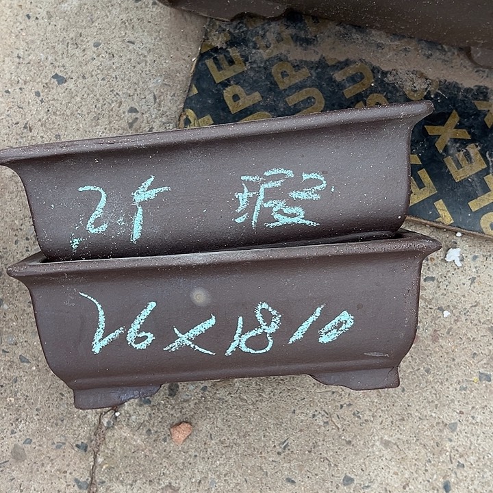 紫砂花盆，透气花盆