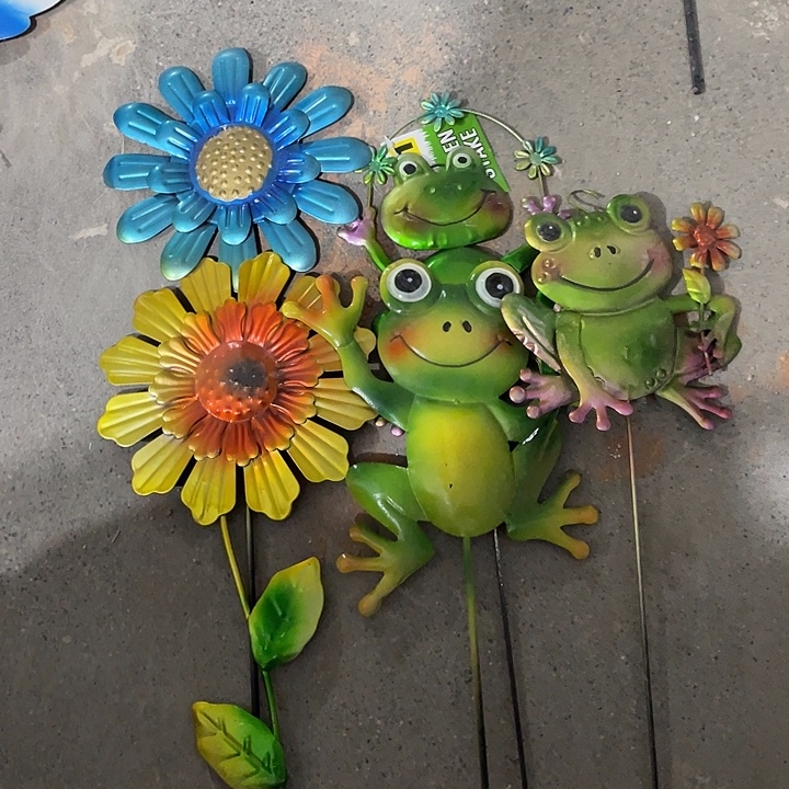 瓷片样品样品青蛙花插五个