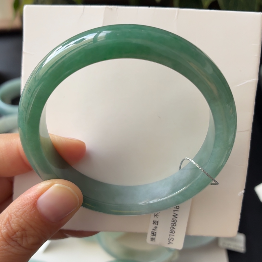 翡翠未镶嵌手镯天然
