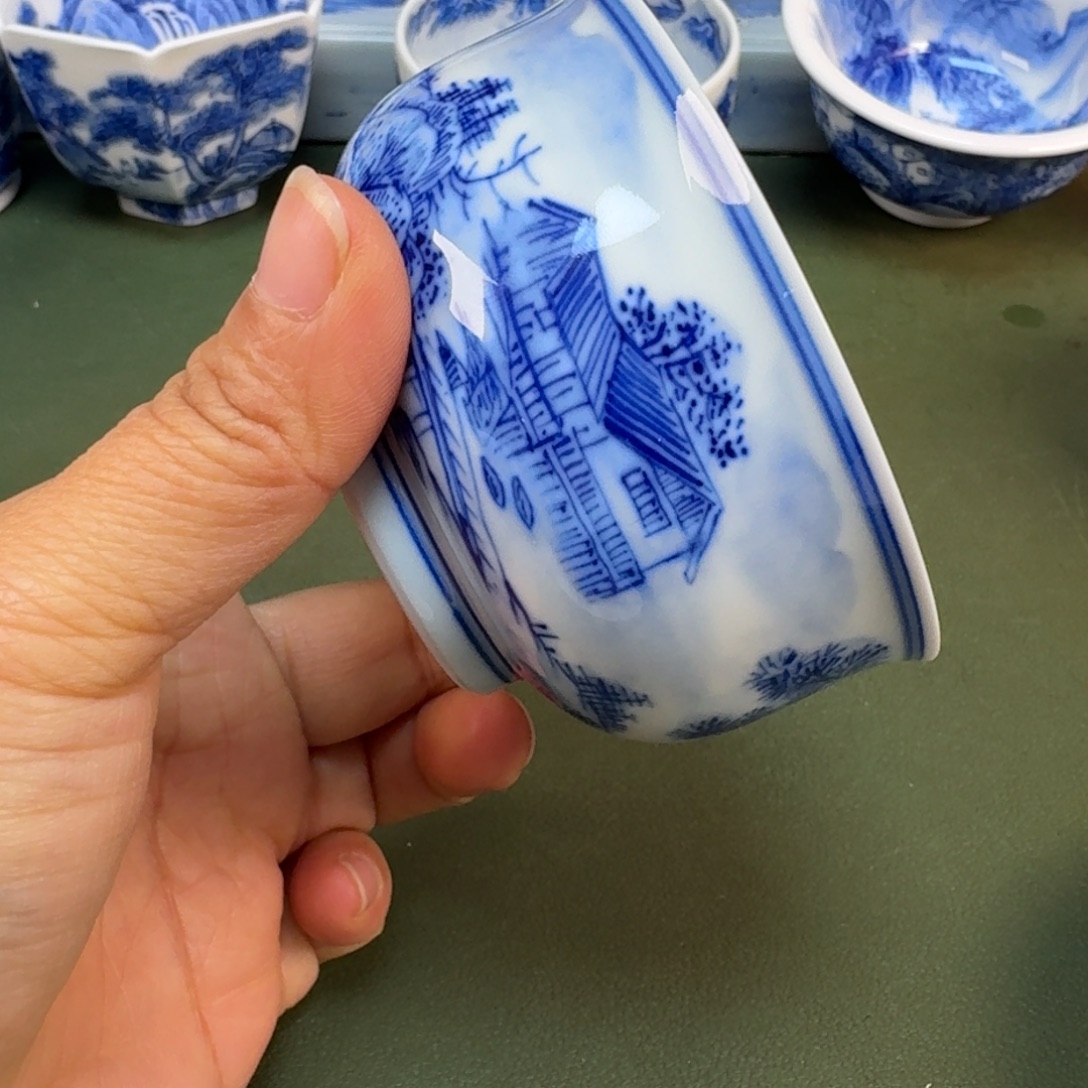 陶景德镇纯手绘茶具圆圆290