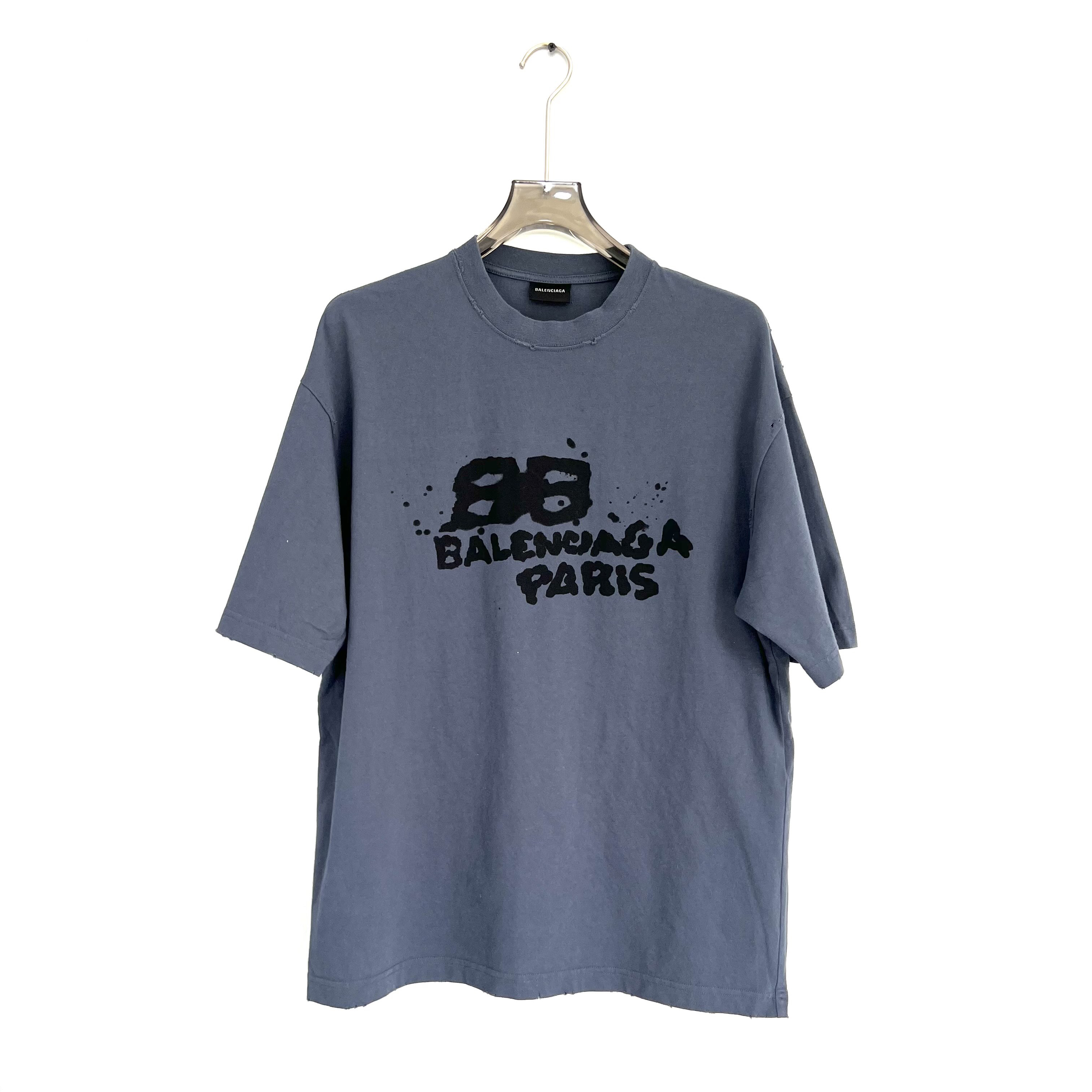 未使用 Balenciaga/巴黎世家 涂鸦短袖T恤/S码（北京）