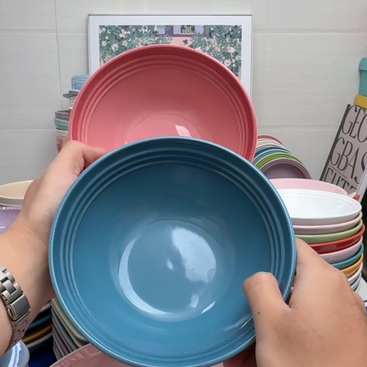 瓷片微瑕2个温哥华大面碗650毫升