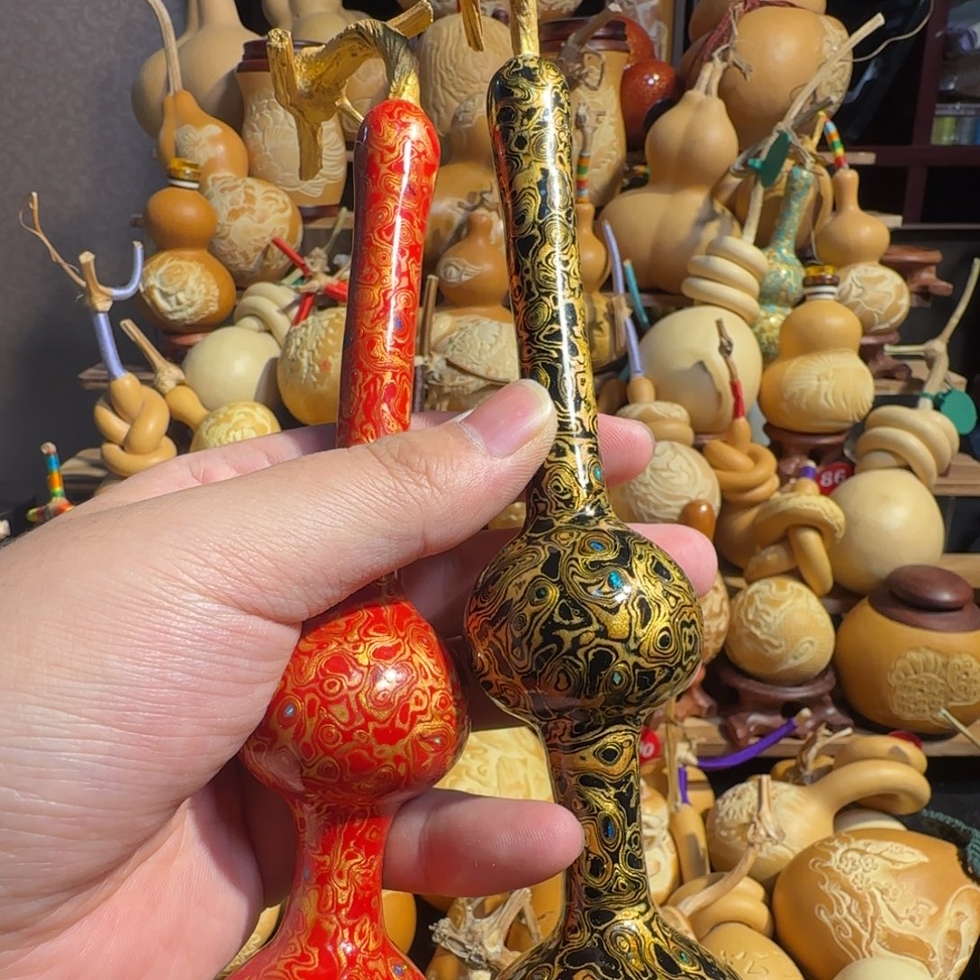 有机玻璃大漆三亭两把