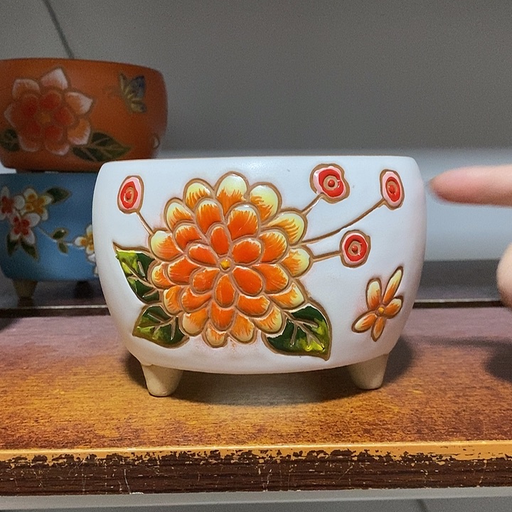 外13内11.5高10左右，纯手工制作，一单包邮