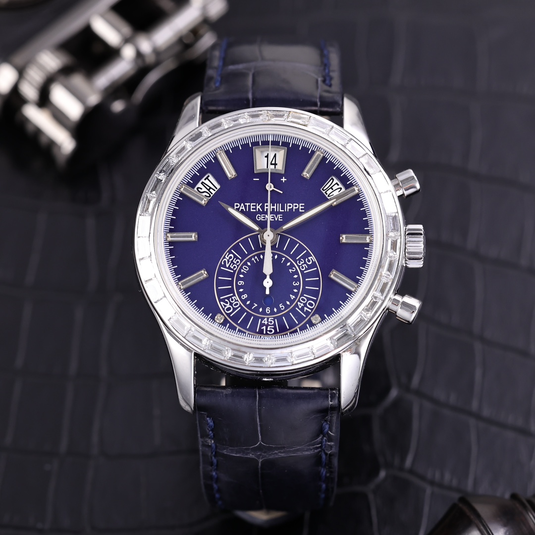 95新 Patek Philippe/百达翡丽 5960P 单表 日内瓦后镶T方钻