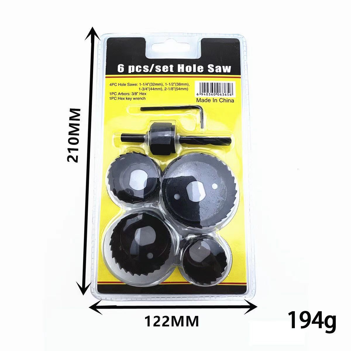 6PC核金木工开孔器