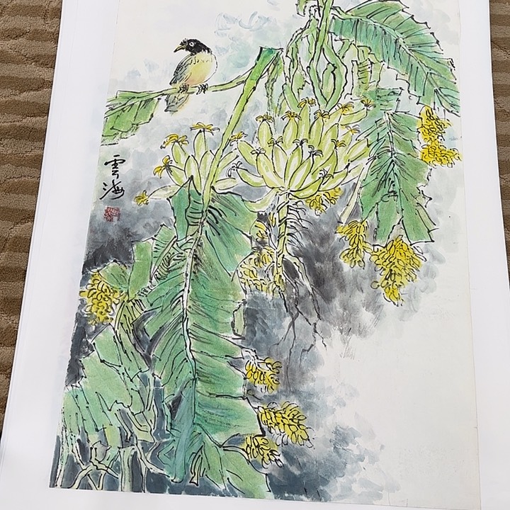 国画花鸟等多种鸟类和70.45