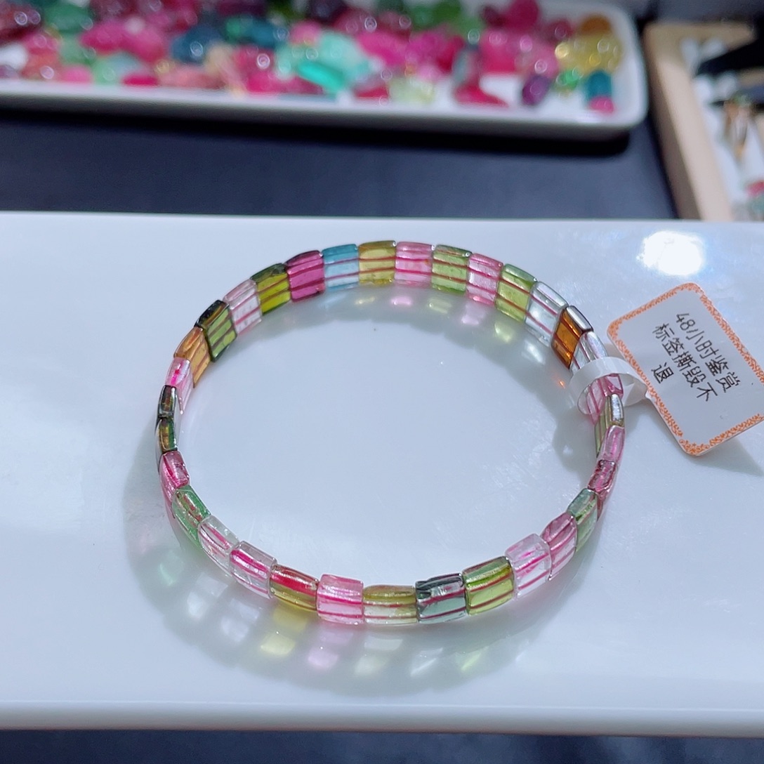 碧玺手链未镶嵌碧玺手链