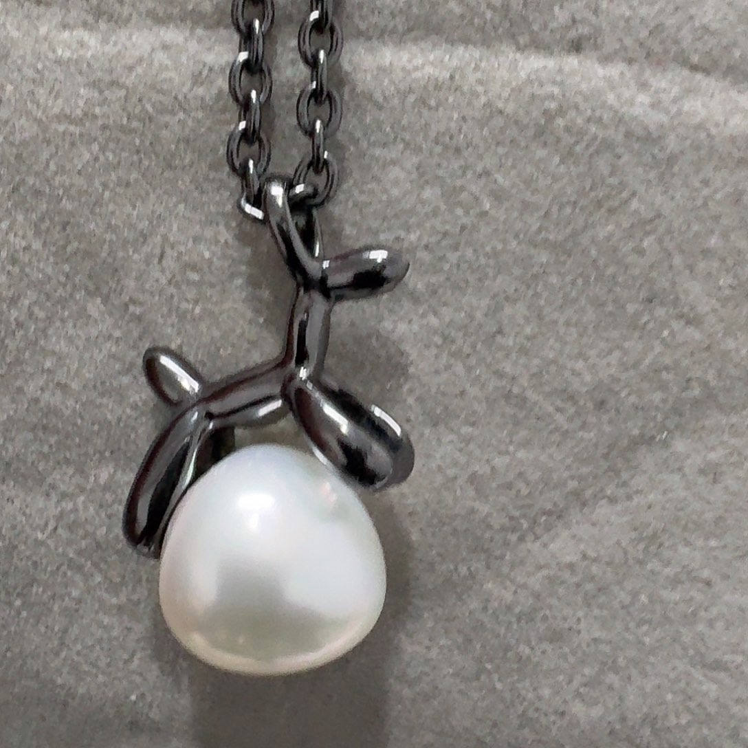 海水珍珠颈饰银S925镶嵌