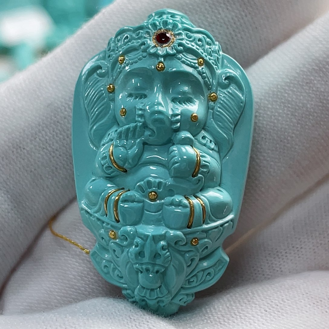 绿松石珠宝奇石未镶嵌