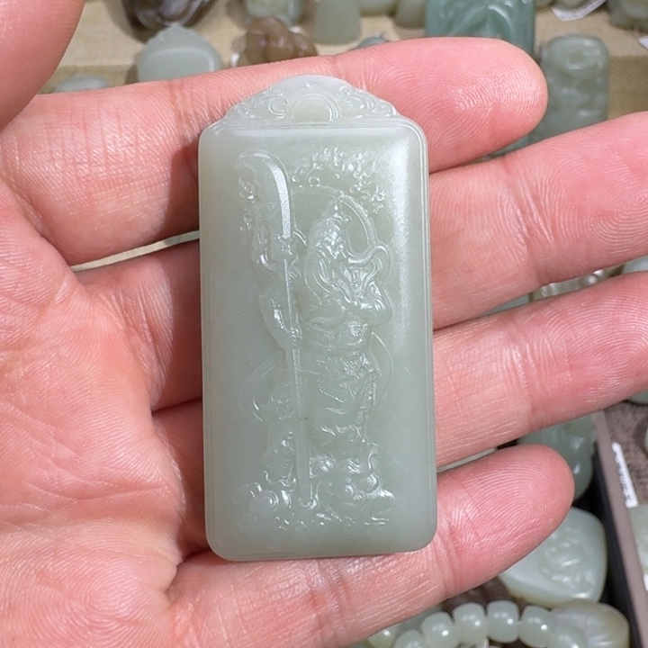 和田玉吊坠(不含链)未镶嵌