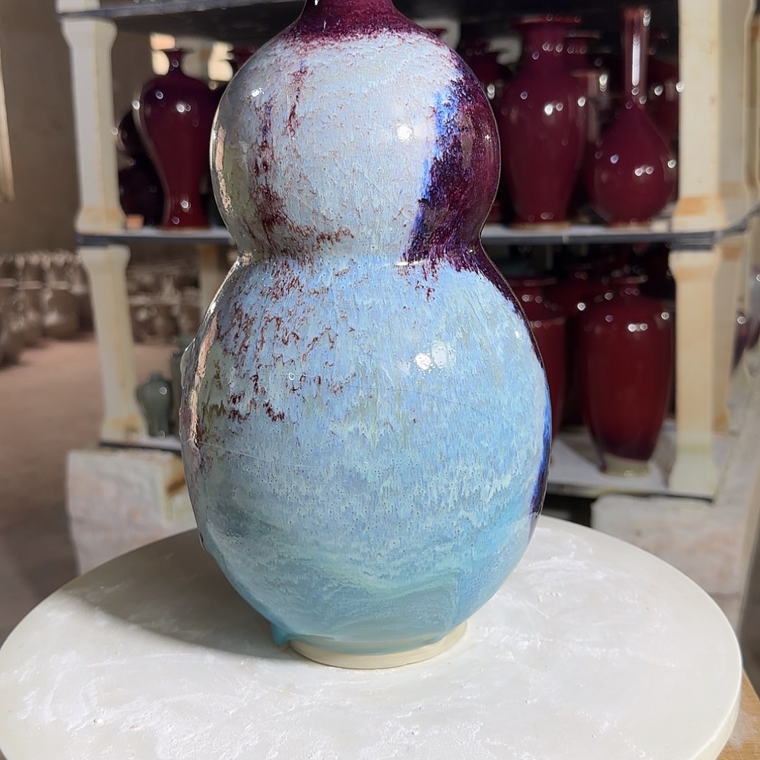 摆件郑家钧窑摆件微