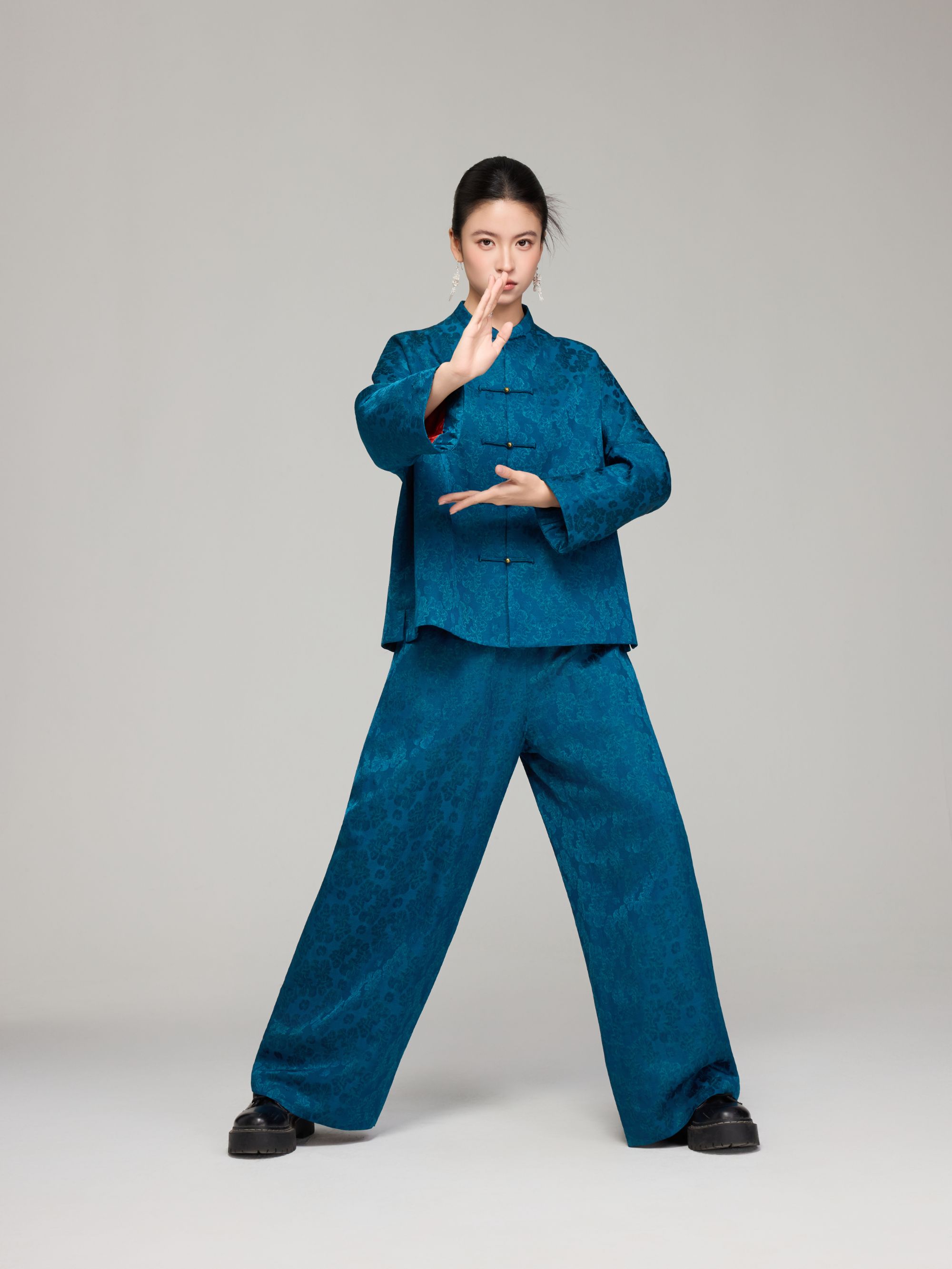 初见十三娘『客来』中式国风人丝亚麻棉长裤百搭休闲时尚秋冬保暖