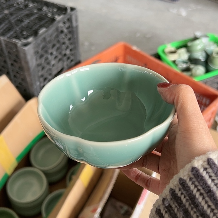 小米茶器龙泉青瓷