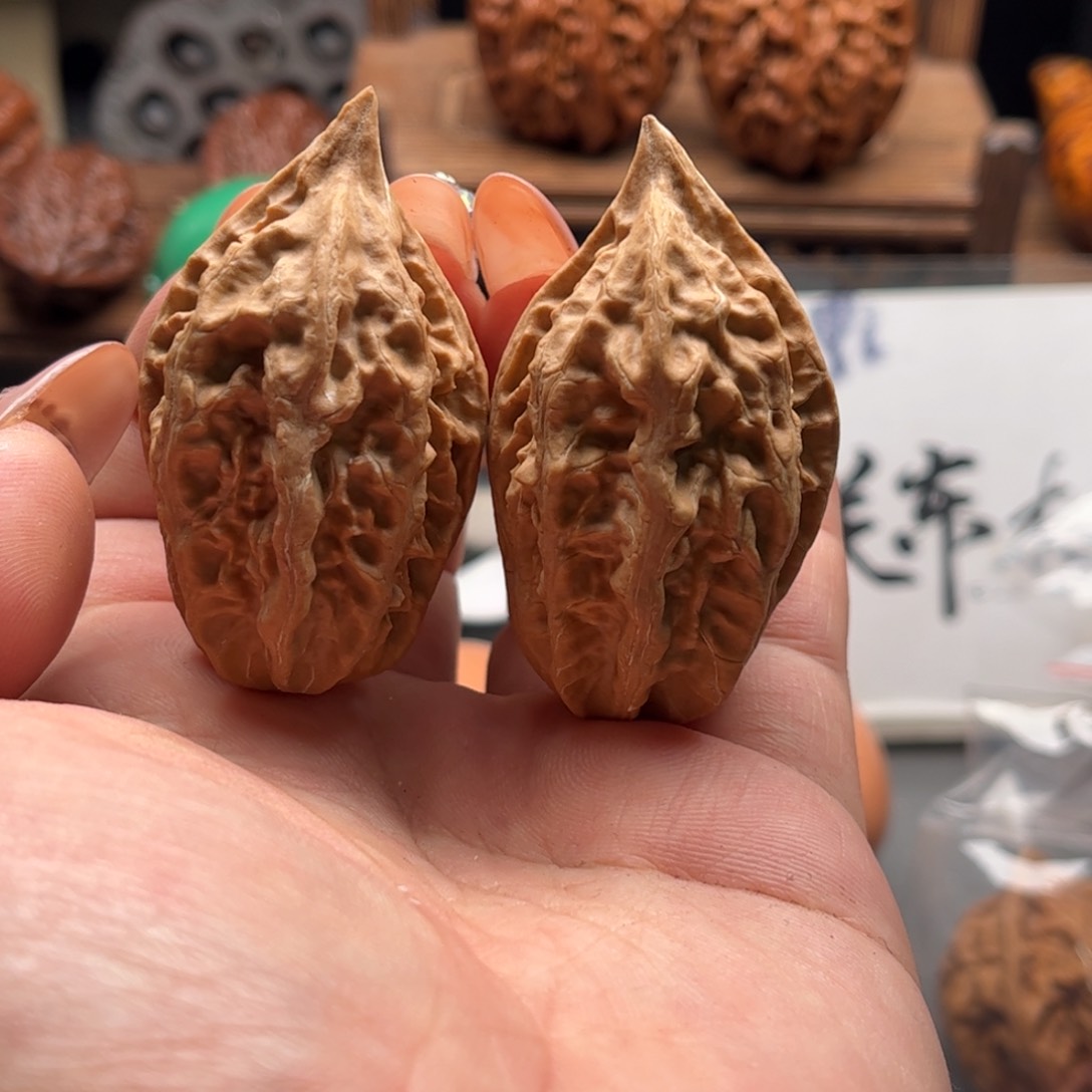 文玩核桃把件关东木子家楸大胖57