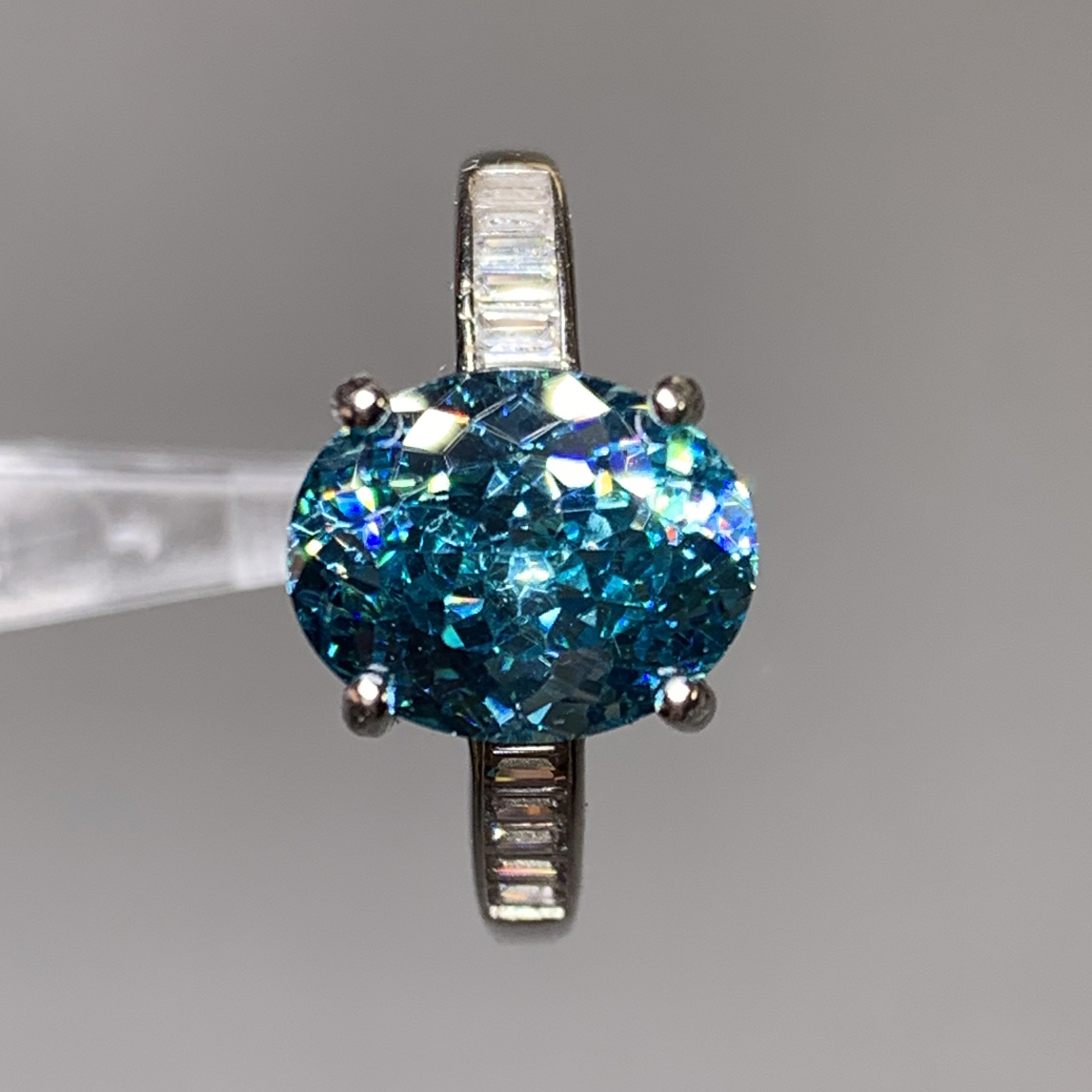 专柜正品 帕拉伊巴马尔代夫蓝霓虹蓝女神款戒指015