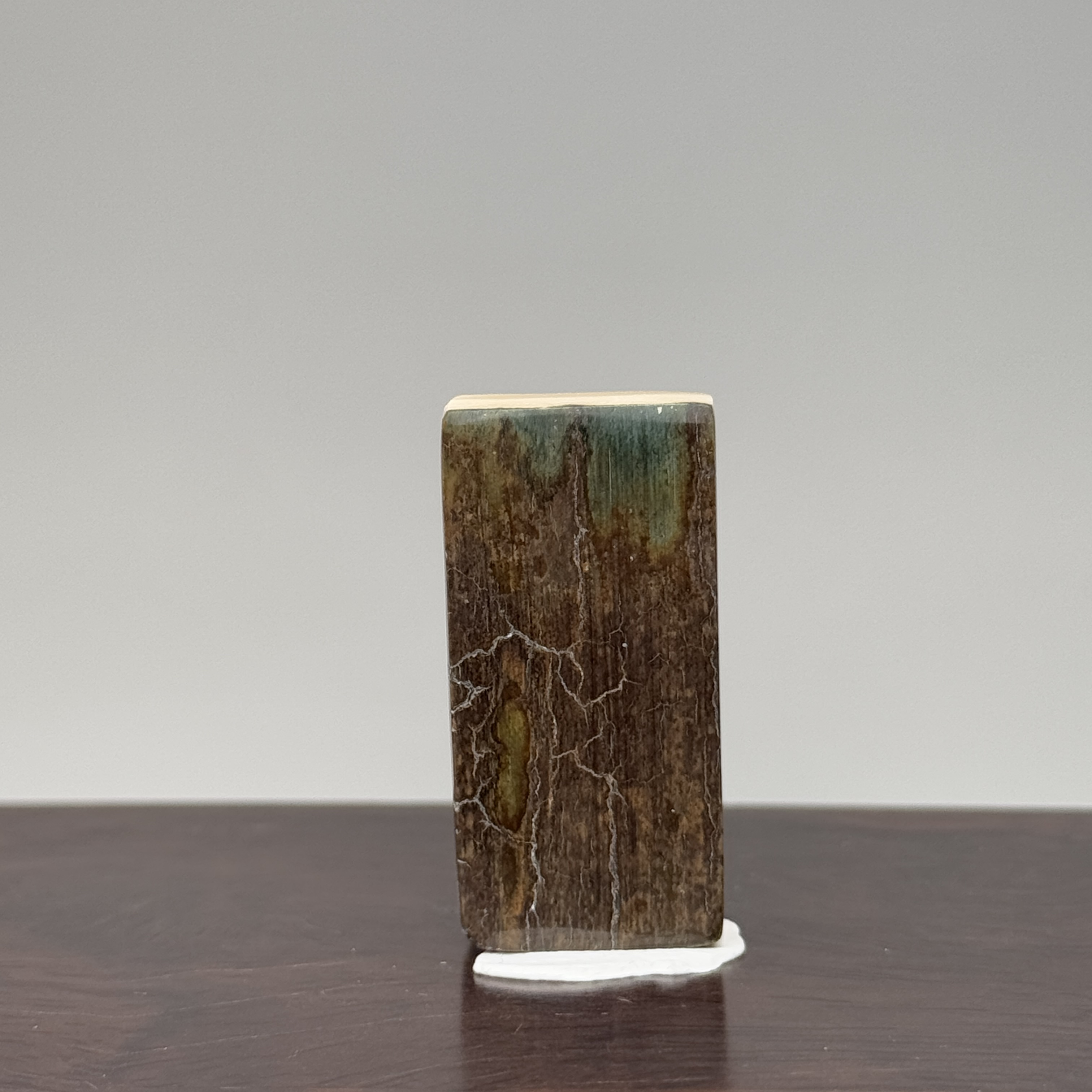 DEZHI/德志36*17*9mm10.8g无事牌吊坠天然猛犸牙K360