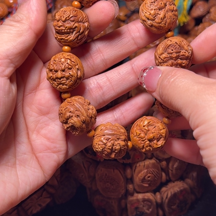 桃核吊坠恶僧20尺寸