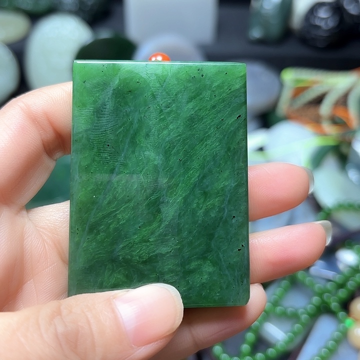 和田玉珠宝半成品未镶嵌高*