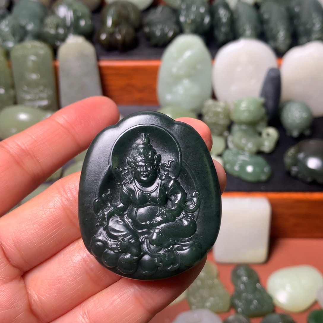 和田玉颈饰未镶嵌挂件57