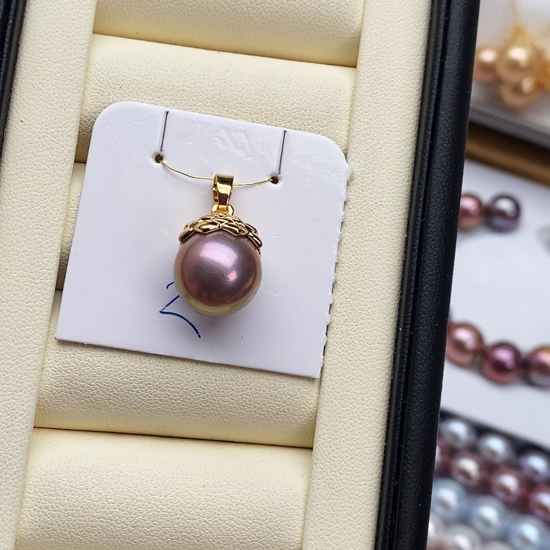 淡水珍珠颈饰银S925镶嵌