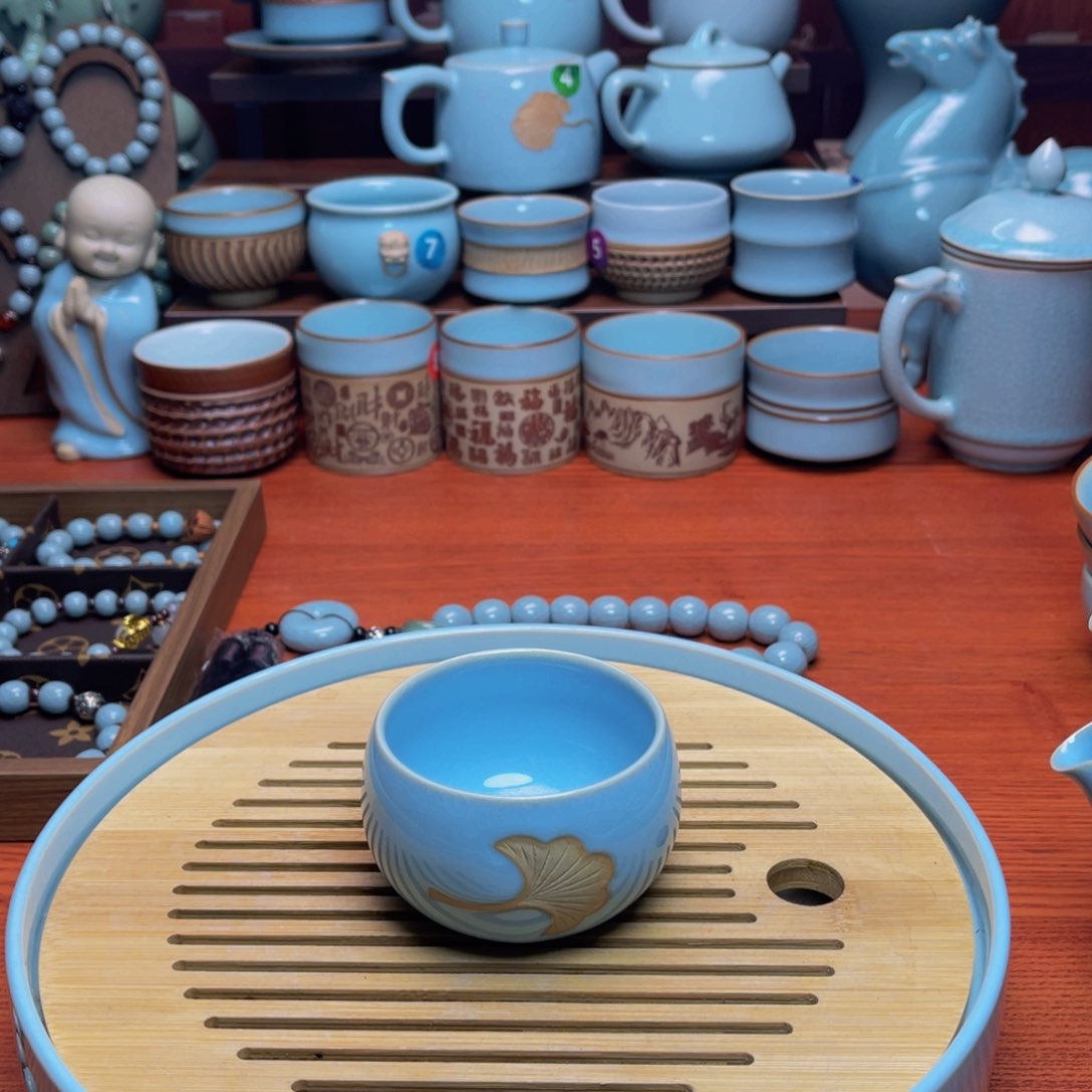 【闪购商品】摆件陶河南御盏堂窑口直播，茶器