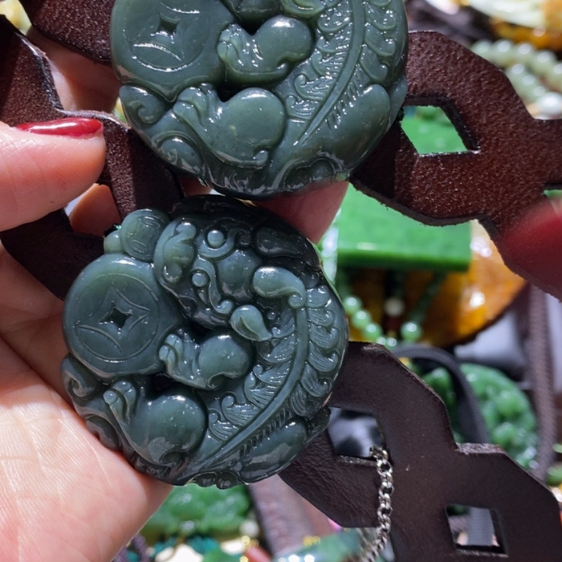 【闪购商品】岫玉毛衣链未镶嵌