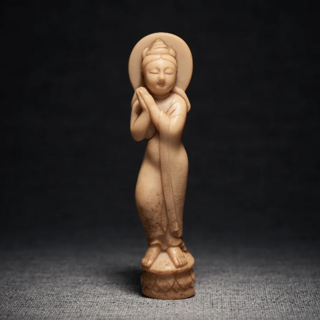 定州博物馆供养菩萨冰箱贴惠世天工国家博物馆曲阳石雕文物文创