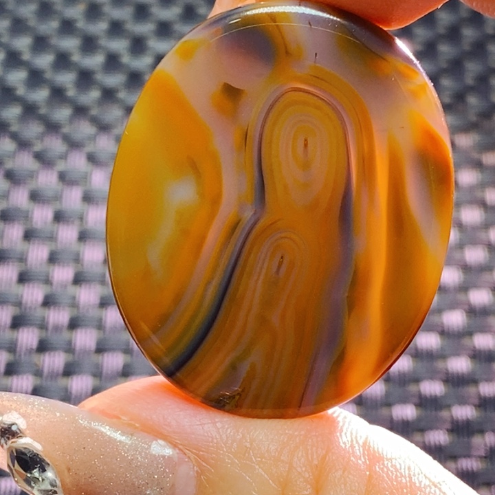 玛瑙/玉髓颈饰未镶嵌冰*