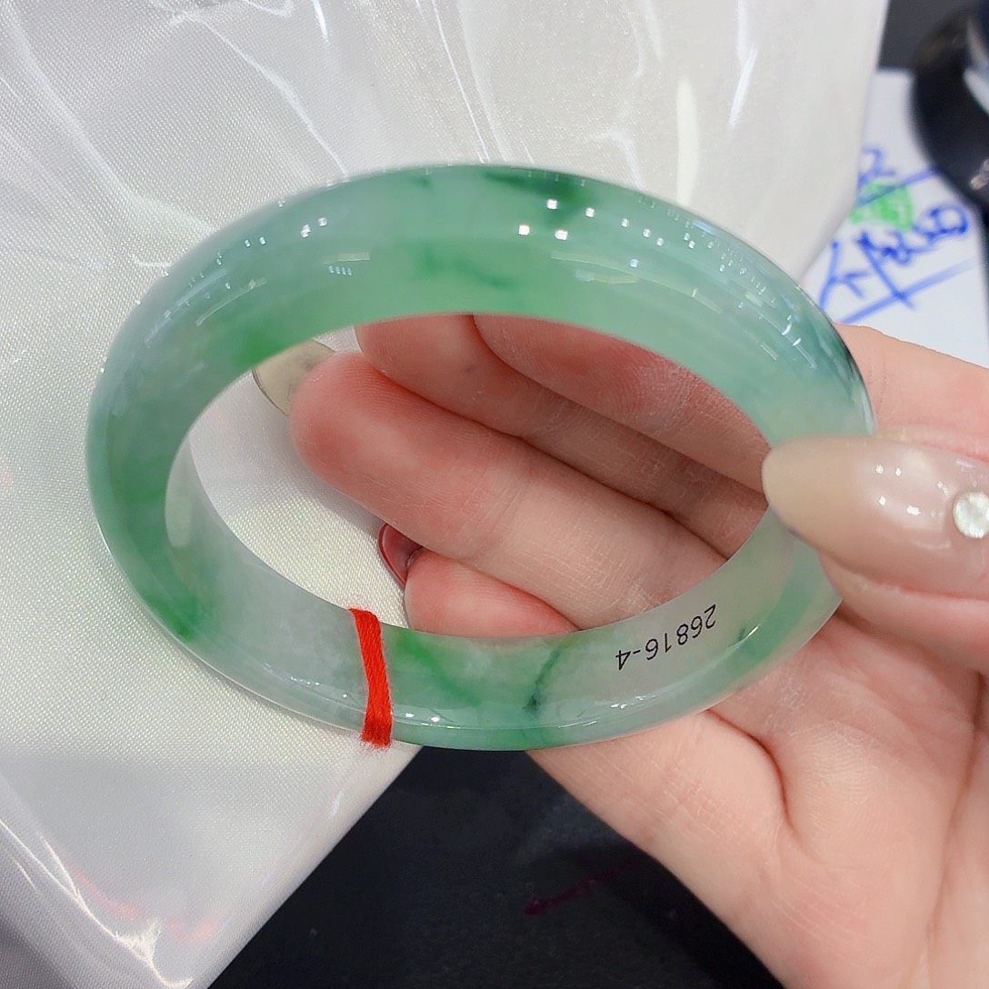 翡翠未镶嵌手镯翡翠54/55圈口