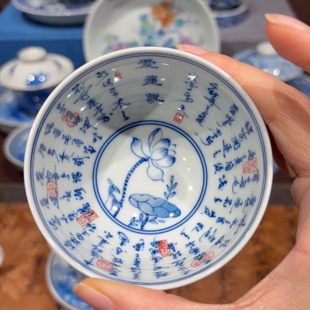 瓷片景德镇纯手工手绘