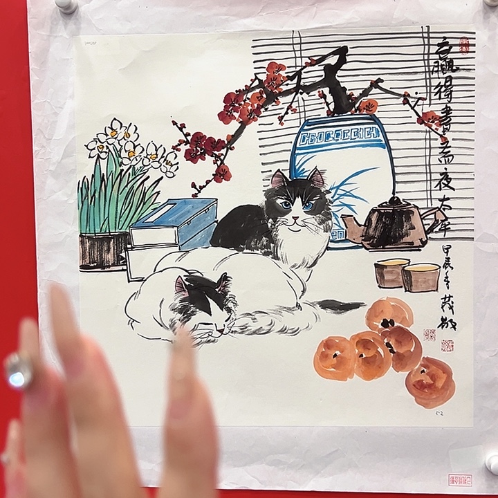 国画孙老师参展作品