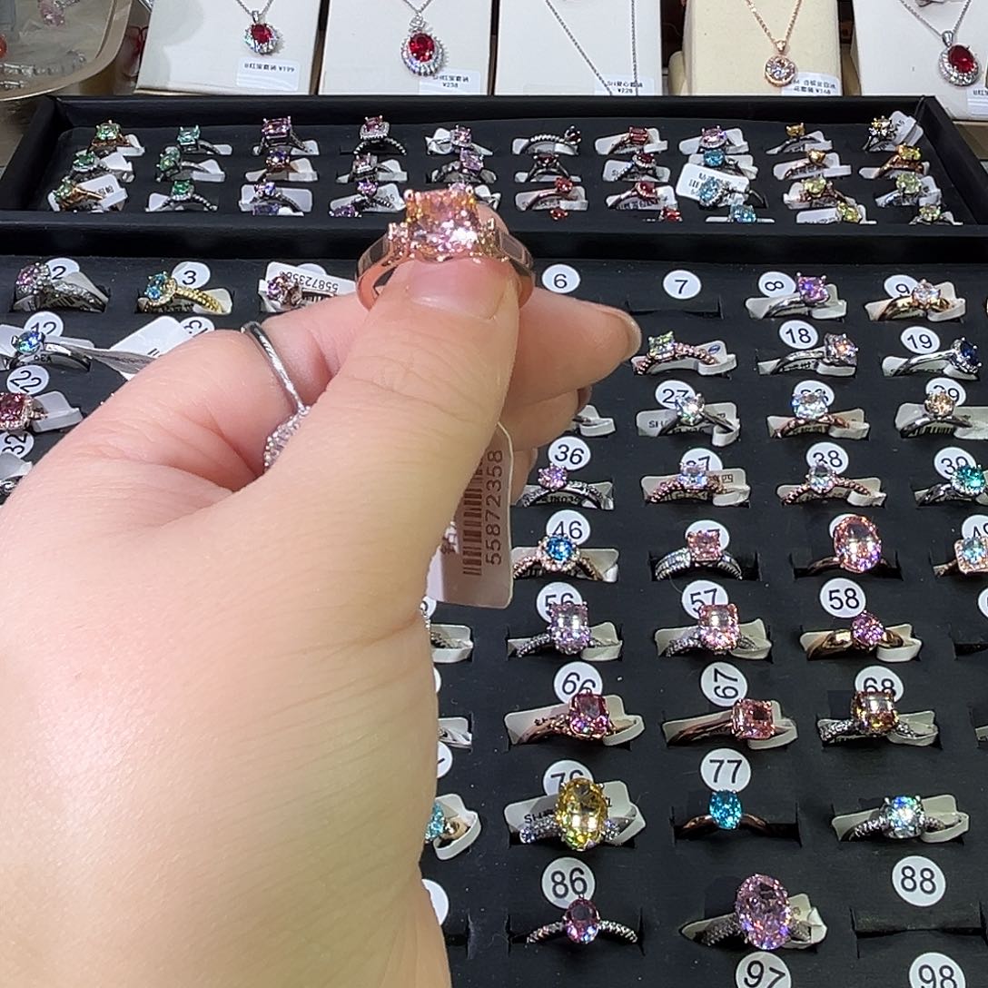 莫桑石非金属SH K枚圣托里尼恰色方枕-14.5