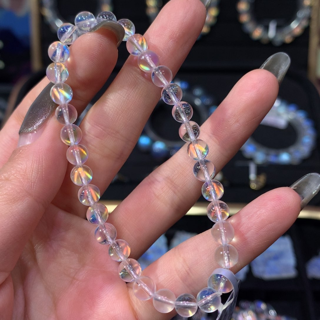 月光石手链5.6未镶嵌